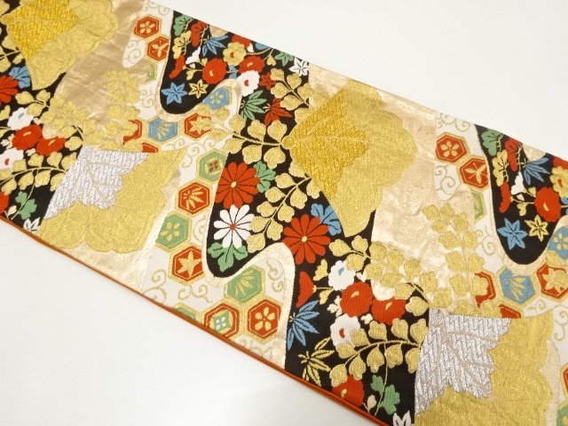 Japanese Kimono / Antique / Fukuro Obi Silk